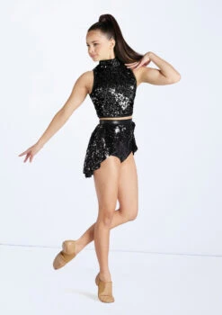 Weissman Ultra Sparkle Sleeveless Crop