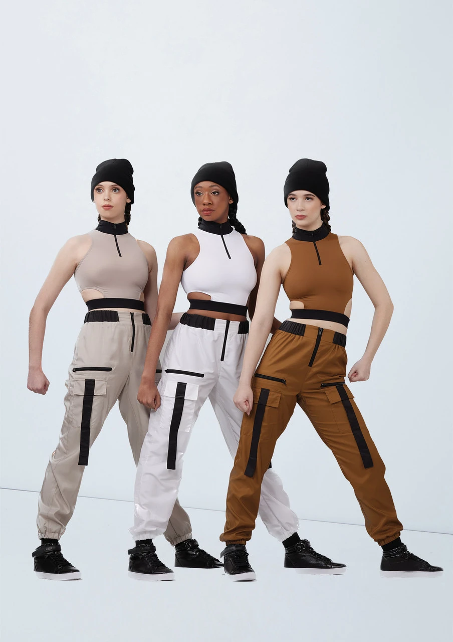 Weissman Mock Neck Cutout Waist Top 3 Weissman Mock Neck Cutout Waist Top - Image 3