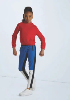 Weissman French Terry Hoodie -Dance Costume Store wn15549 red 134 t 30133.1698825487