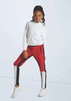 Weissman French Terry Hoodie -Dance Costume Store wn15549 white 138 61202.1694697912