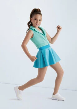 Weissman Skater Skirt -Dance Costume Store wn15551 turquoise 58 73418.1694912616
