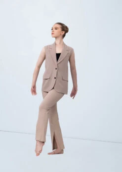 Weissman Oversized Suit Vest -Dance Costume Store wn15556 latte 46154.1694697935