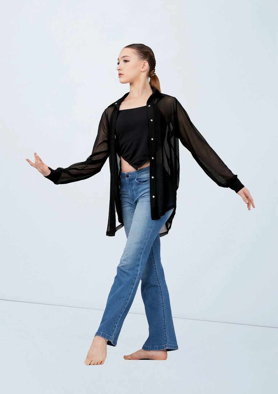 Weissman Mesh Button Down Shirt 1 Weissman Mesh Button Down Shirt