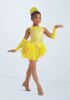 Weissman Shake A Tail Feather! -Dance Costume Store wn15800 yellow 5294 t 02113.1698827027