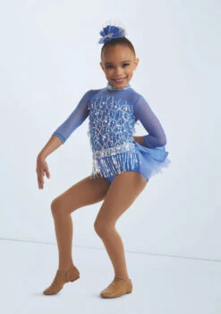 Weissman I Ain't Worried -Dance Costume Store wn15813 periwinkle 2549 21448.1698827516