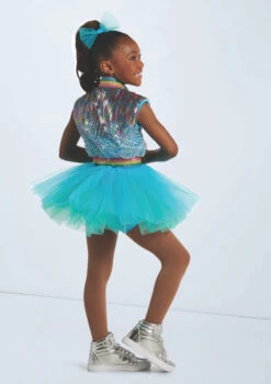 Weissman Worldwide Party! -Dance Costume Store wn16277 turquoise 1444 05505.1694734004