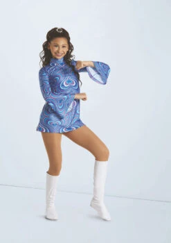 Weissman Boogie Shoes -Dance Costume Store wn16352 blue 1620 68295.1698840249