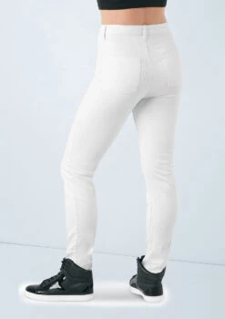 Weissman Slashed Skinny Jeans 12 Weissman Slashed Skinny Jeans -Dance Costume Store wnah9210 white 0361 61054.1696479588