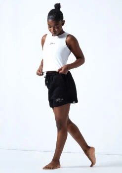 Bloch Tonal Crop Tank Top -Dance Costume Store zlw5111 white front 1 92195.1678926342